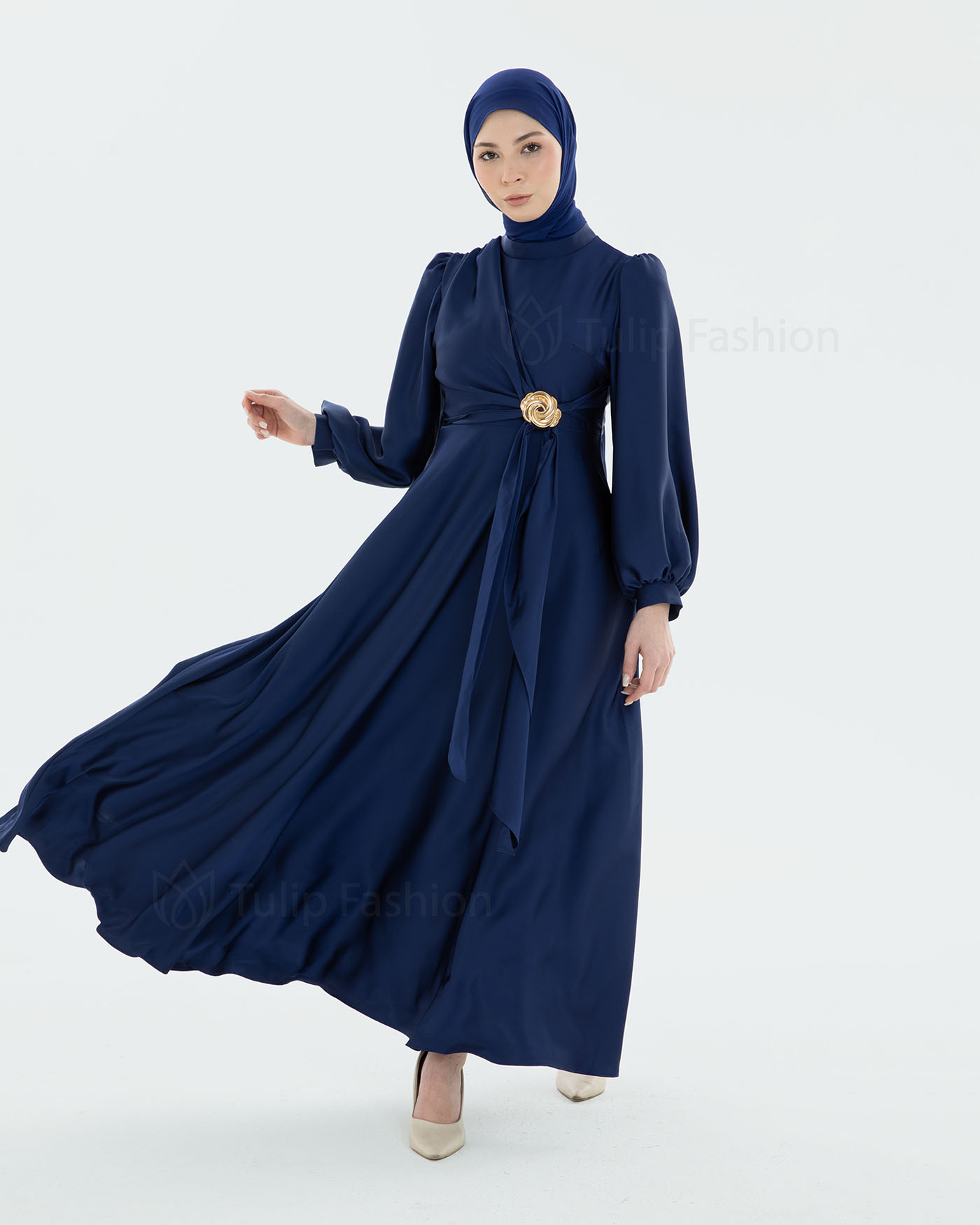 Party Dress - Blue - 2