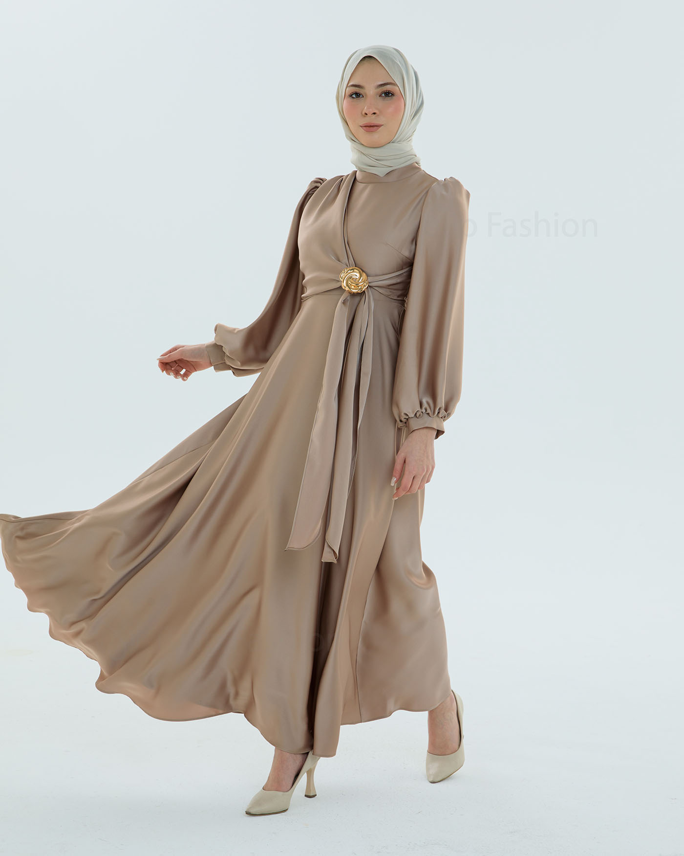 Party Dress - Beige