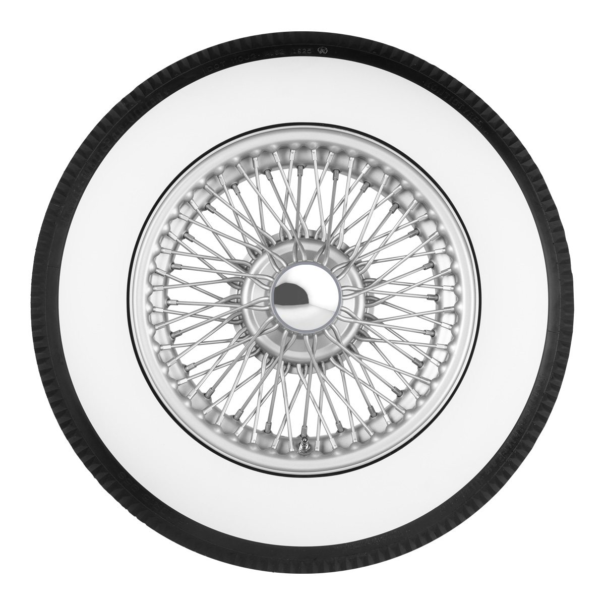 6.70 R15 93T | 3⅜" | 86mm | Kontio WhitePaw Vintage Whitewall  - 2