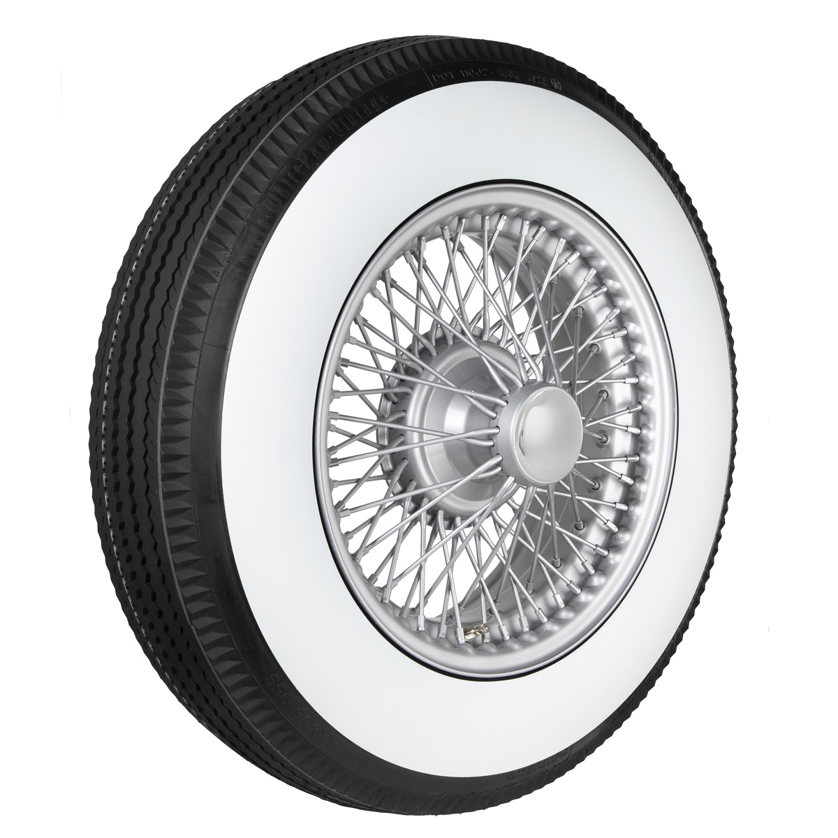 6.70 R15 93T | 3⅜" | 86mm | Kontio WhitePaw Vintage Whitewall 
