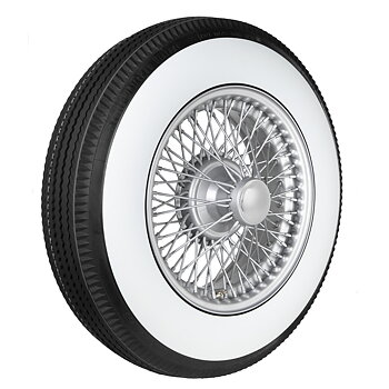 6.70 R15 93T | 3⅜" | 86mm | Kontio WhitePaw Vintage Whitewall 
