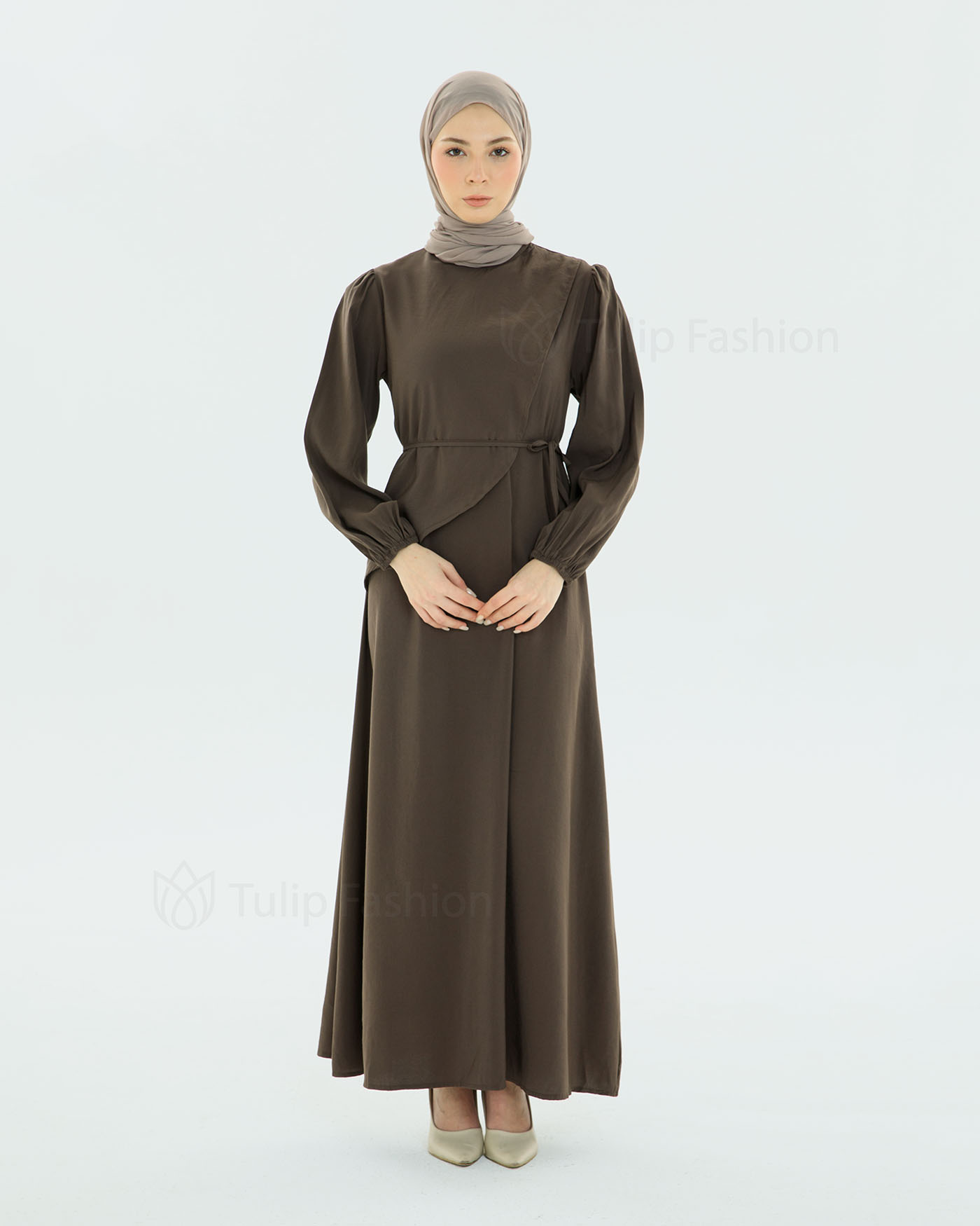 Maxi dress - Brown