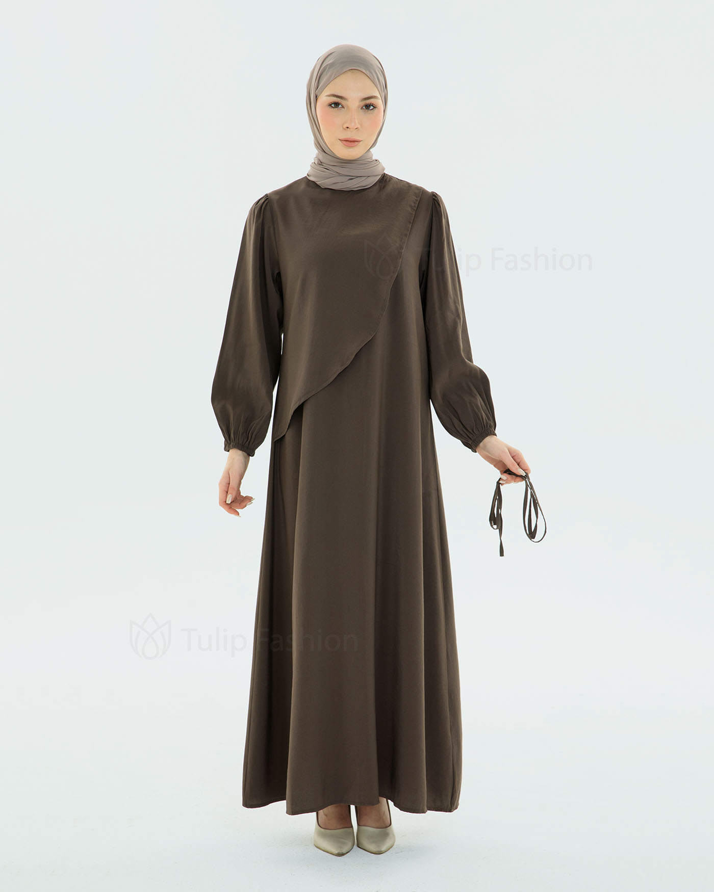 Maxi dress - Brown - 6