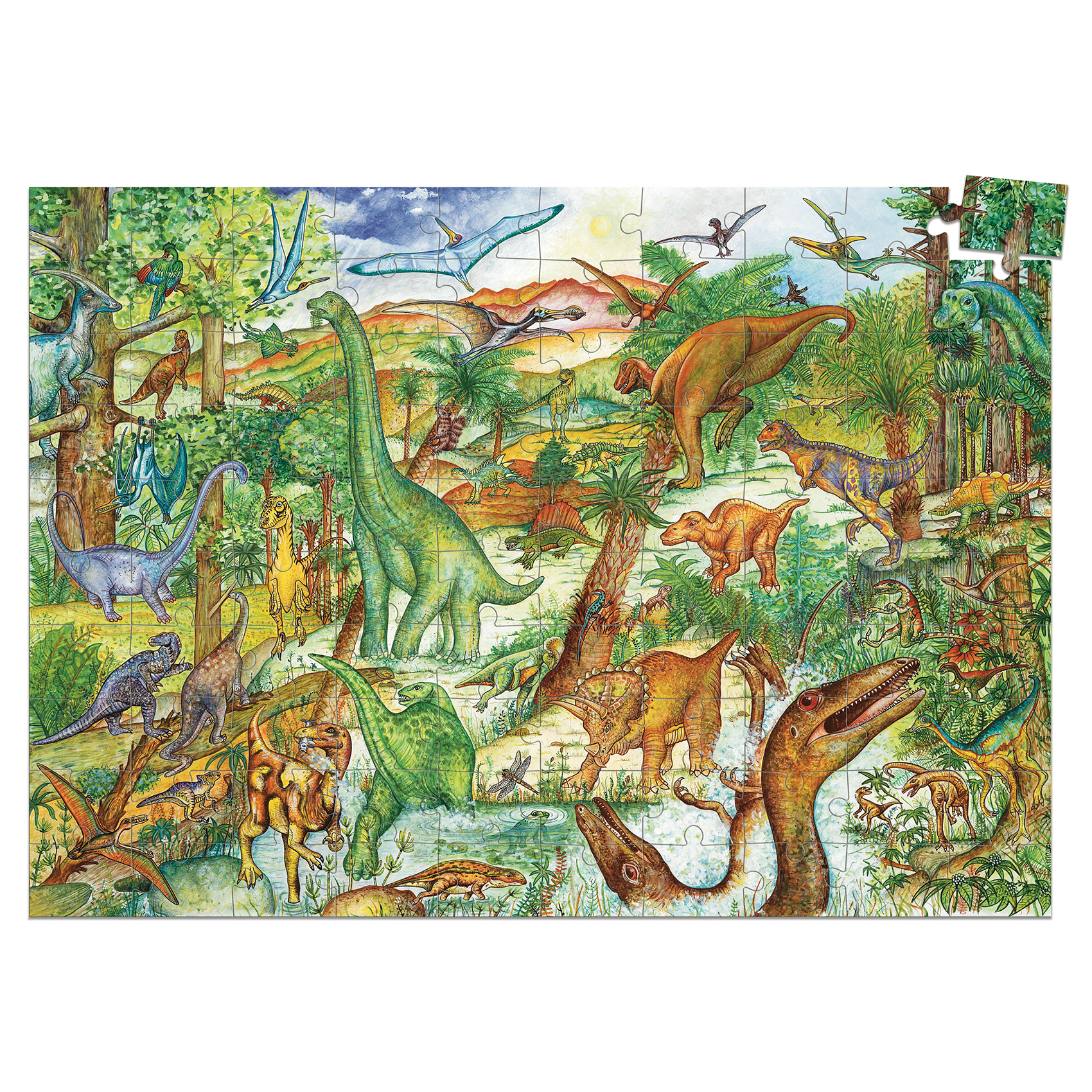 Puzzle Observation Dinosaurie 100 bitar - 2