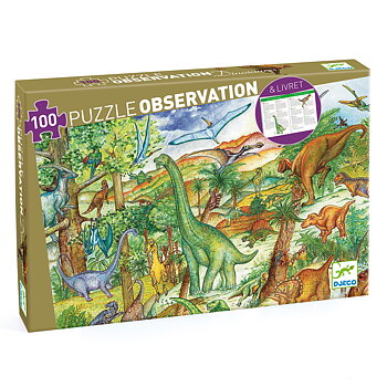 Puzzle Observation Dinosaurie 100 bitar