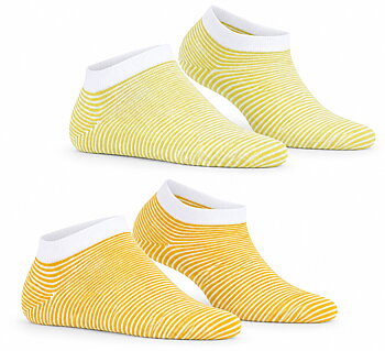 2-Pack Esprit Allover Stripe Naisten Sneaker-sukat