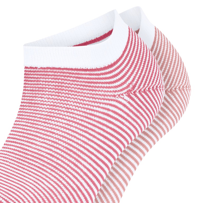 2-Pack Esprit Allover Stripe Women Sneaker socks - 2