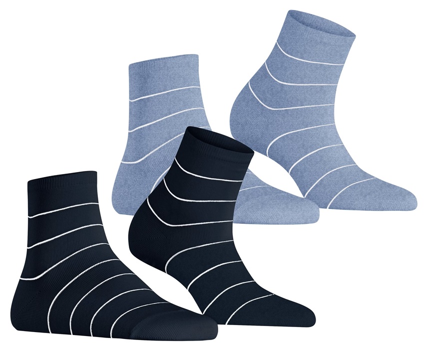 2-Pack Esprit Fine Line Women Short socks
