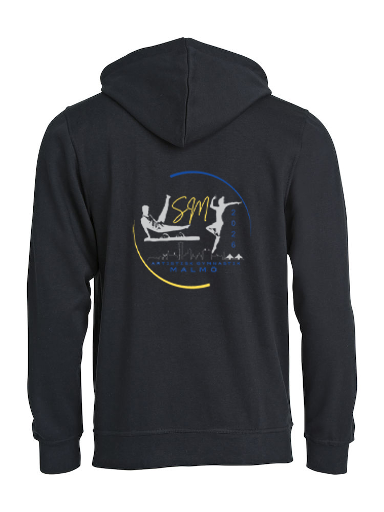 SM Gymnastik Hoodie grå eller svart