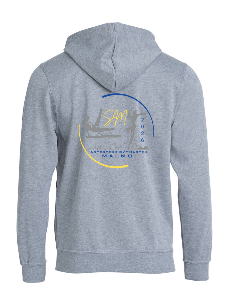 SM Gymnastik Hoodie grå eller svart - 2