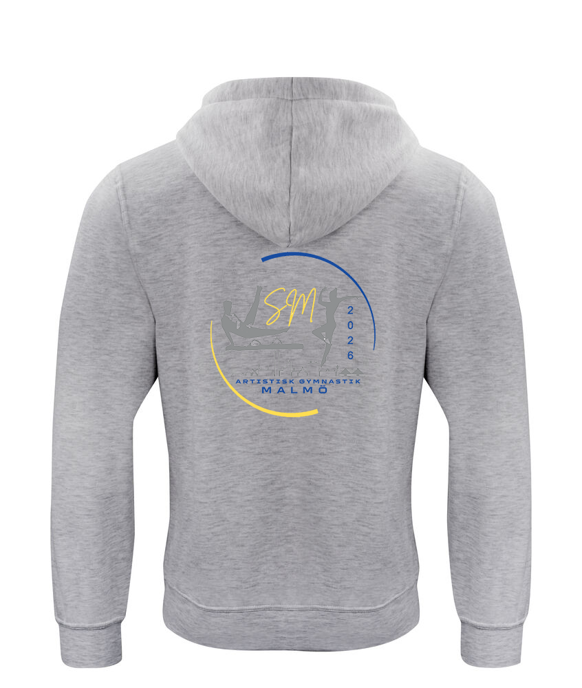 SM Gymnastik Hoodie grå eller svart - 6