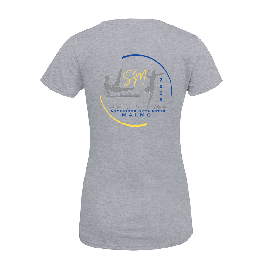 SM Gymnastik T-shirt i funktionsmaterial, Dam