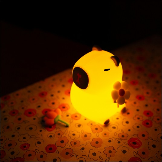 Marys LED Nattlampa Capybara Florist - 3