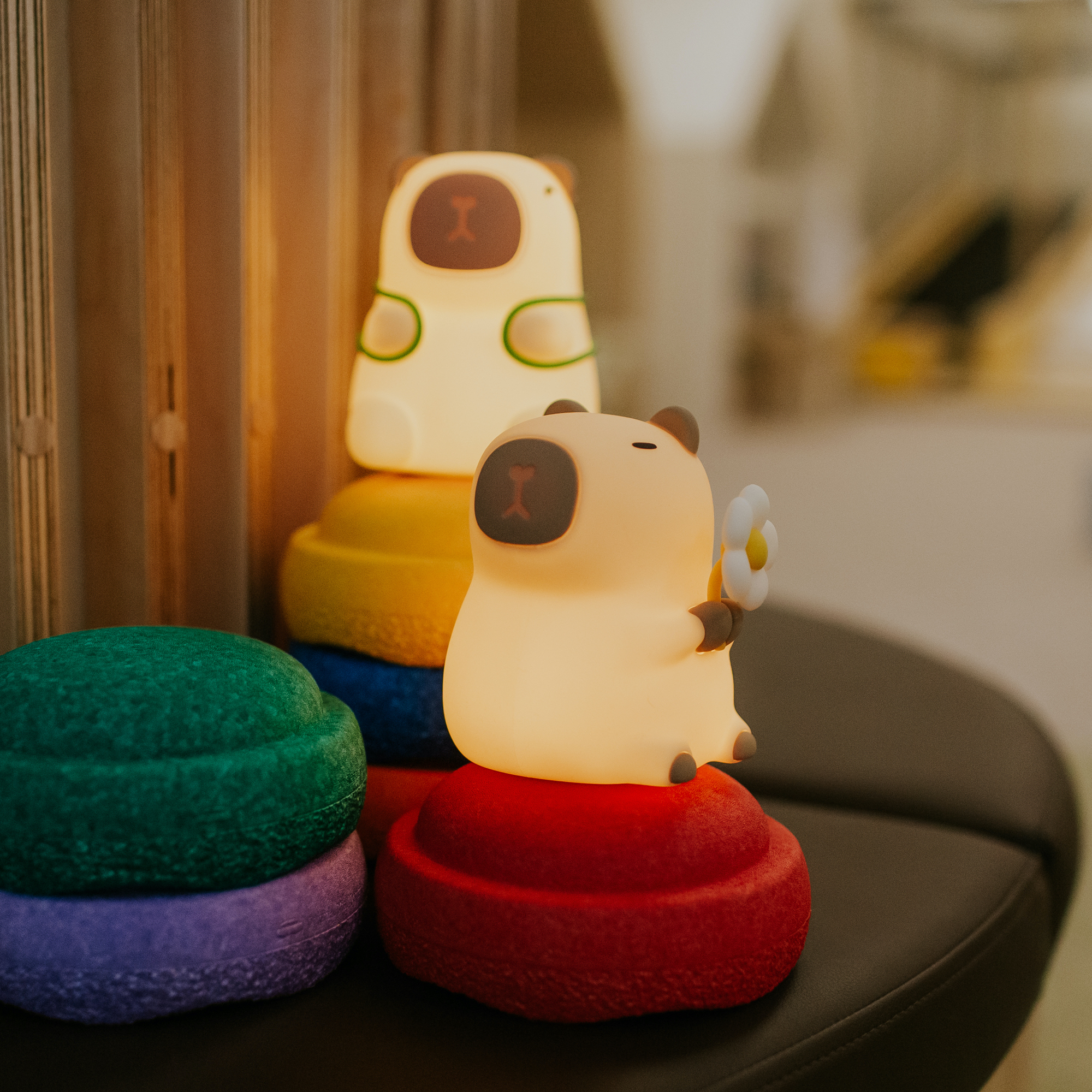 Marys LED Nattlampa Capybara Florist - 8