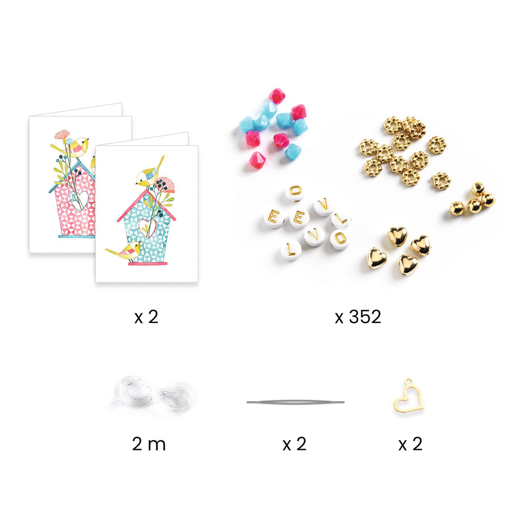 Smyckesset You & Me - Letter Threading - 5