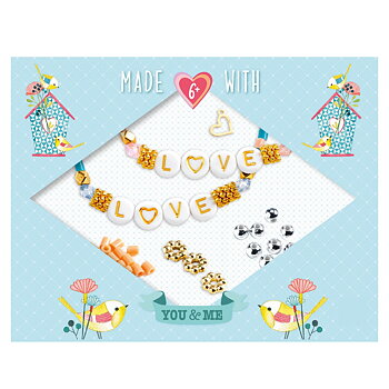 Smyckesset You & Me - Letter Threading