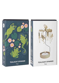 Rotary candle holder Frogs