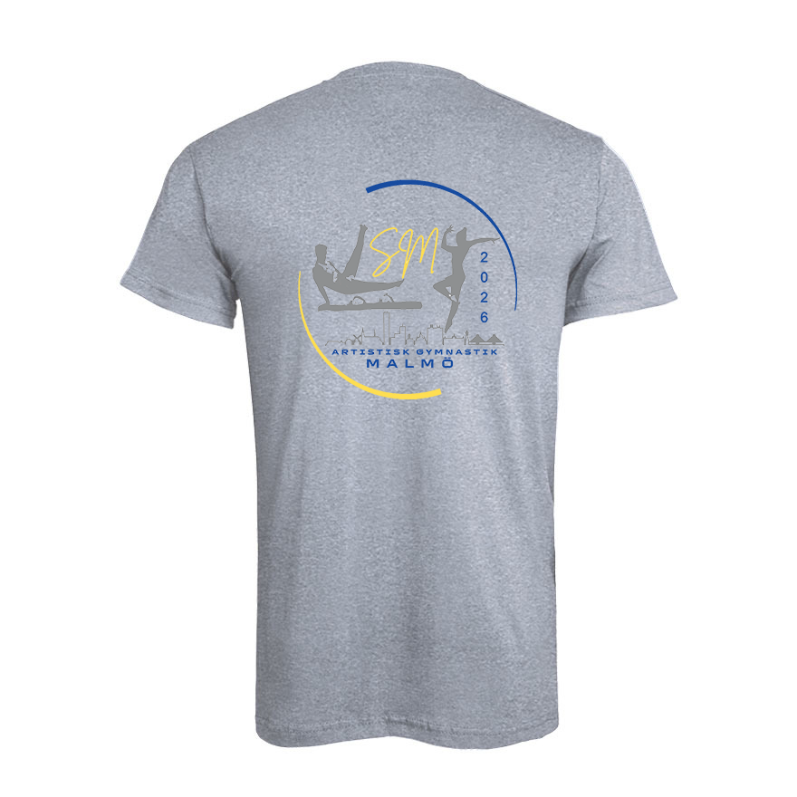 SM Gymnastik T-shirt i funktionsmaterial, Herr
