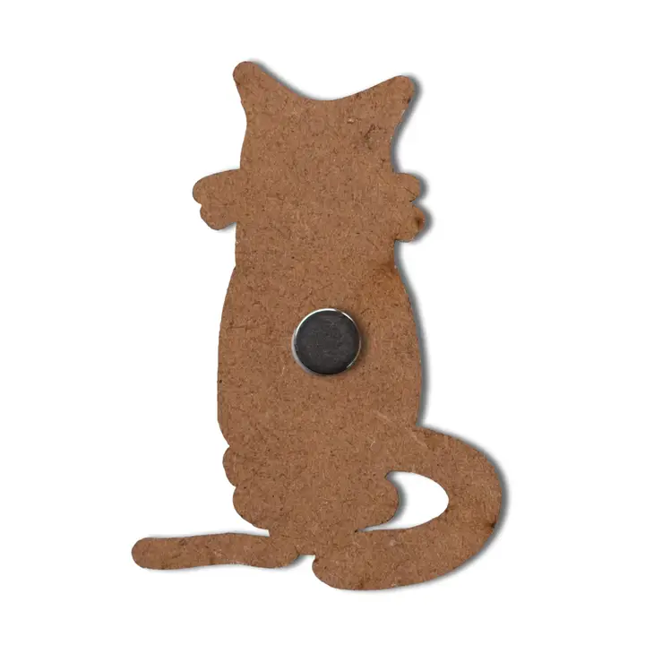 Trämagnet Ramenkatt - 2