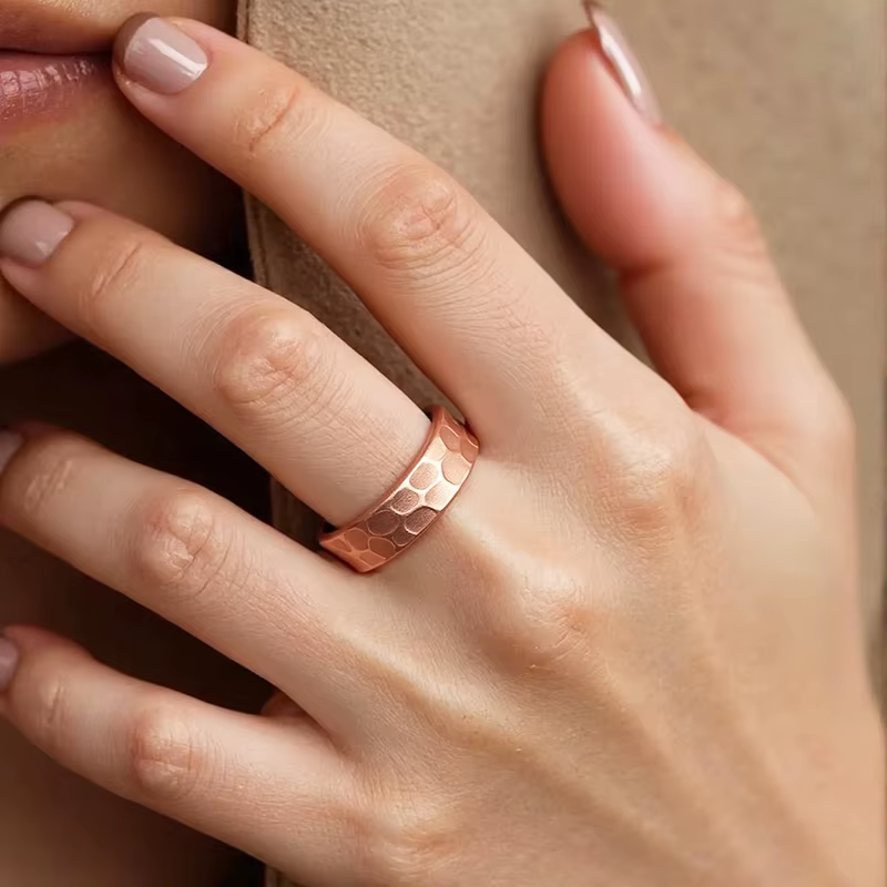 Ring i Koppar med Magneter   - 2