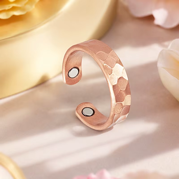 Ring i Koppar med Magneter  