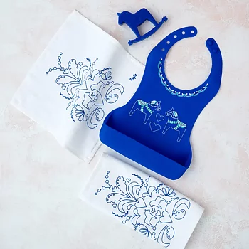 Bib Dala horse, blue