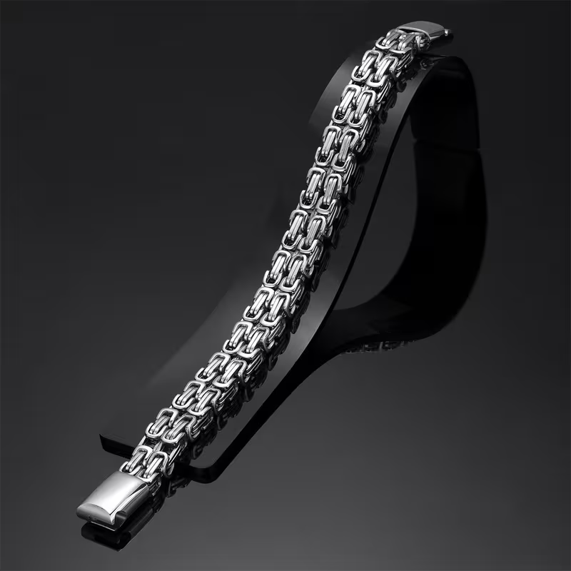 Armband "Double Emperor" i 316L Rostfritt stål  10mm - 6