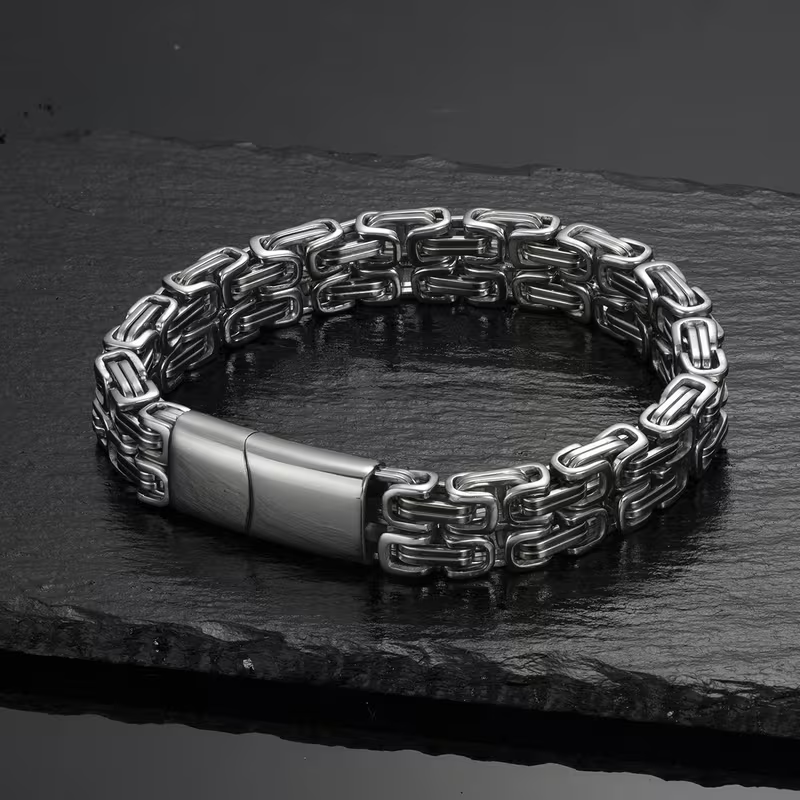 Armband "Double Emperor" i 316L Rostfritt stål  10mm - 8