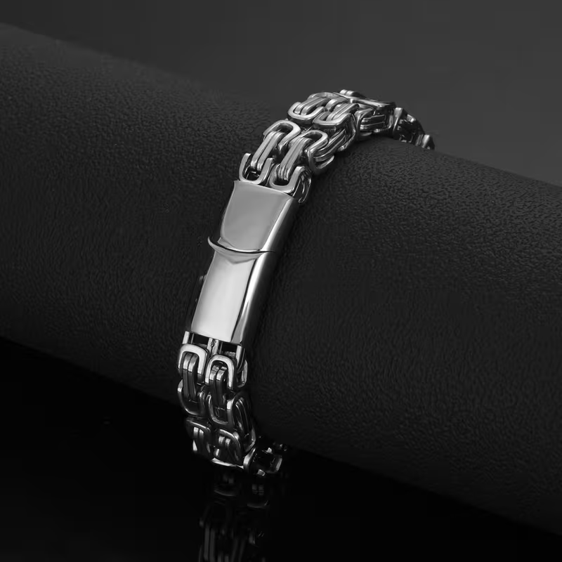 Armband "Double Emperor" i 316L Rostfritt stål  10mm - 7