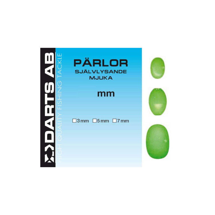 DARTS PÄRLOR SJÄLVLYSANDE MJUKA