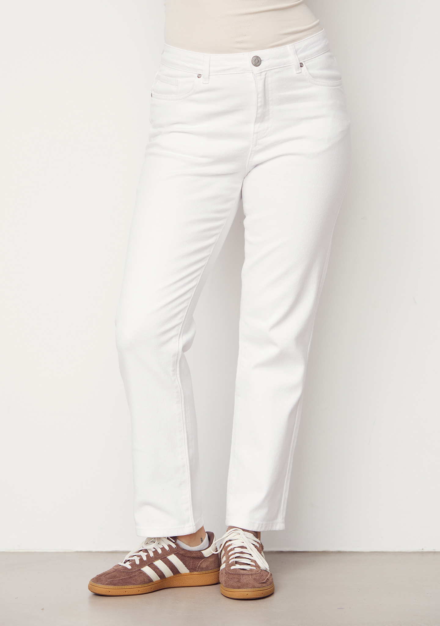 Monza Twill Pant - White - Isay