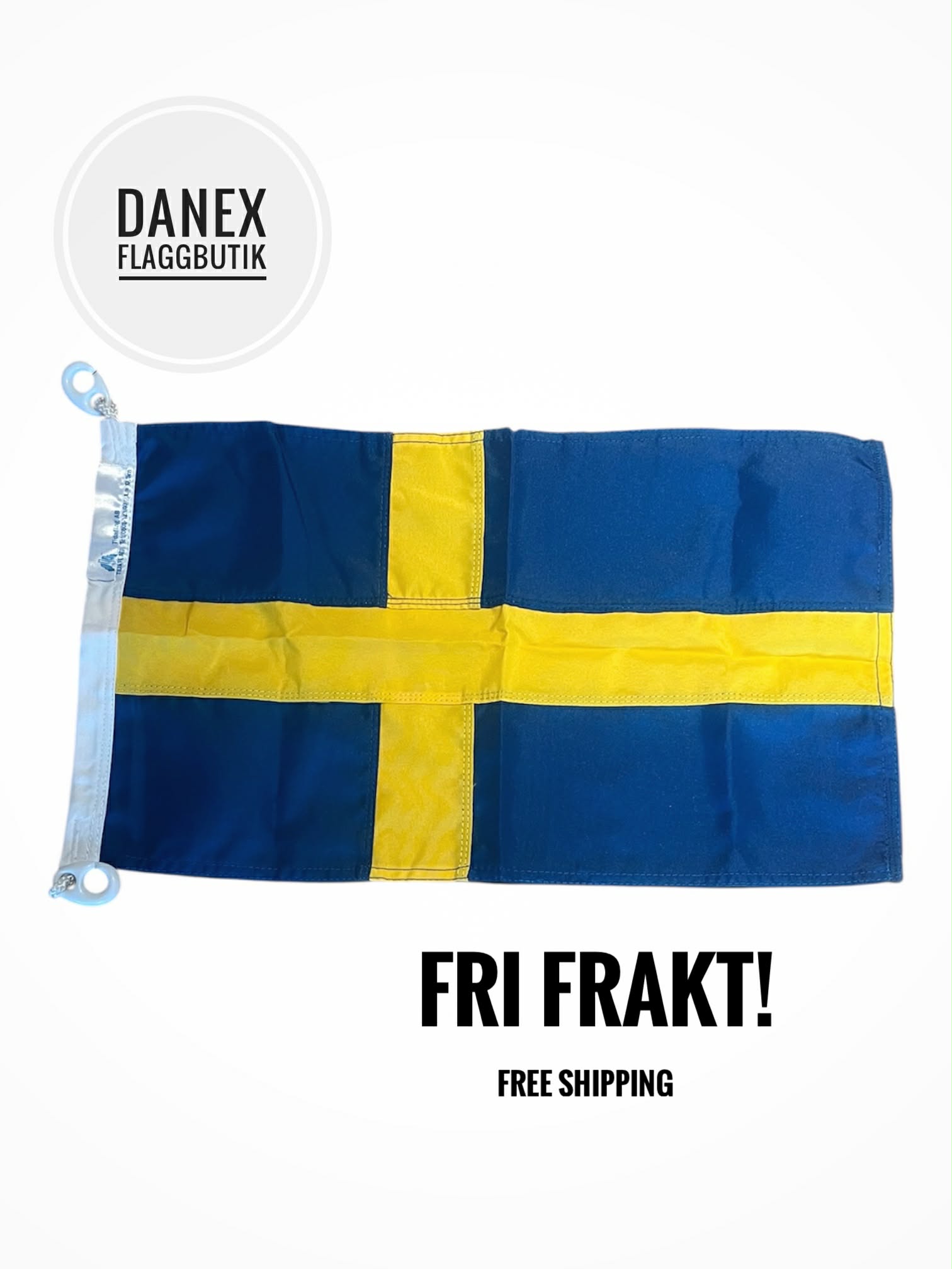 Fasadflagga - Sverige 50 cm
