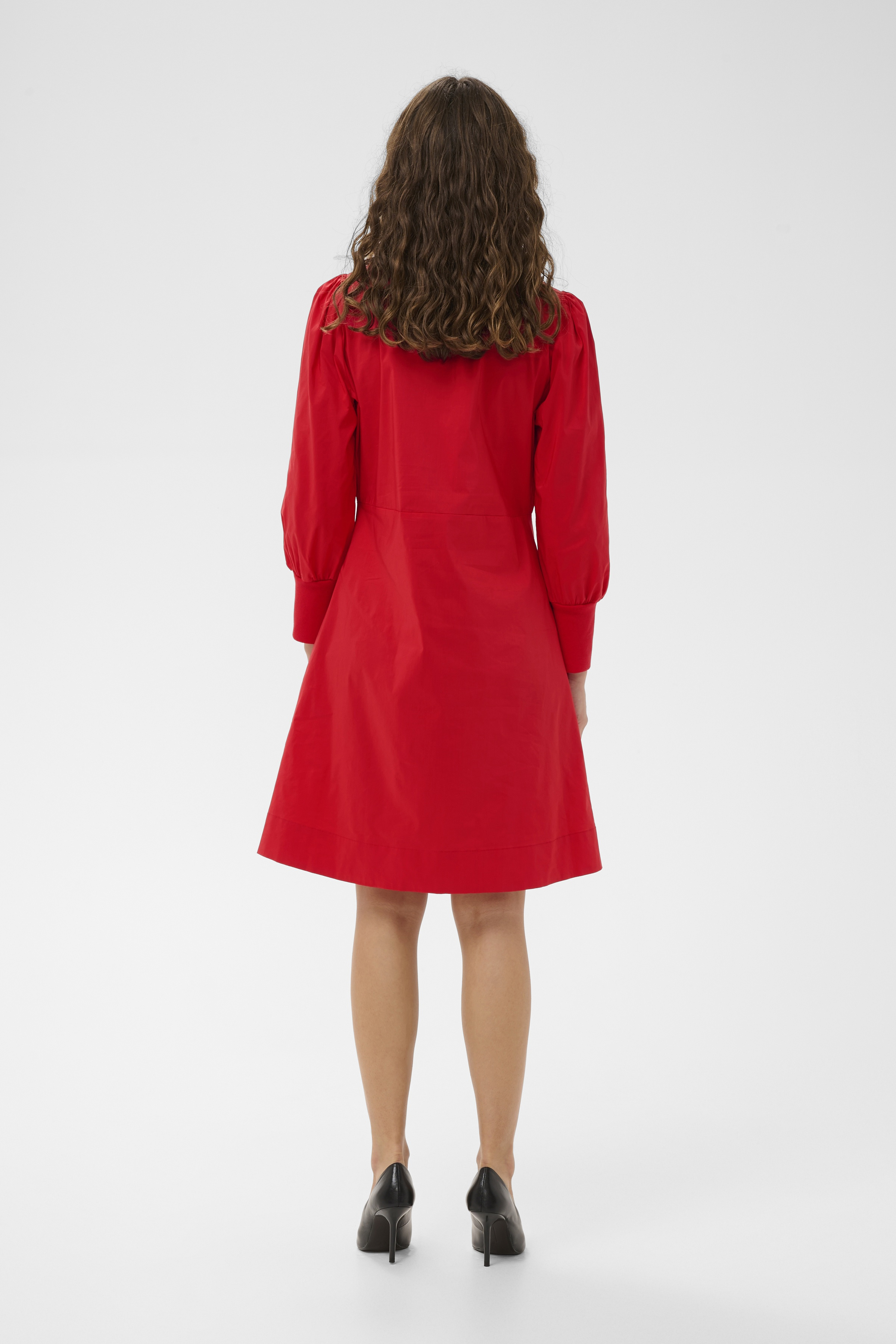 CUkiea Antoinett Rib Dress Röd Klänning - 6