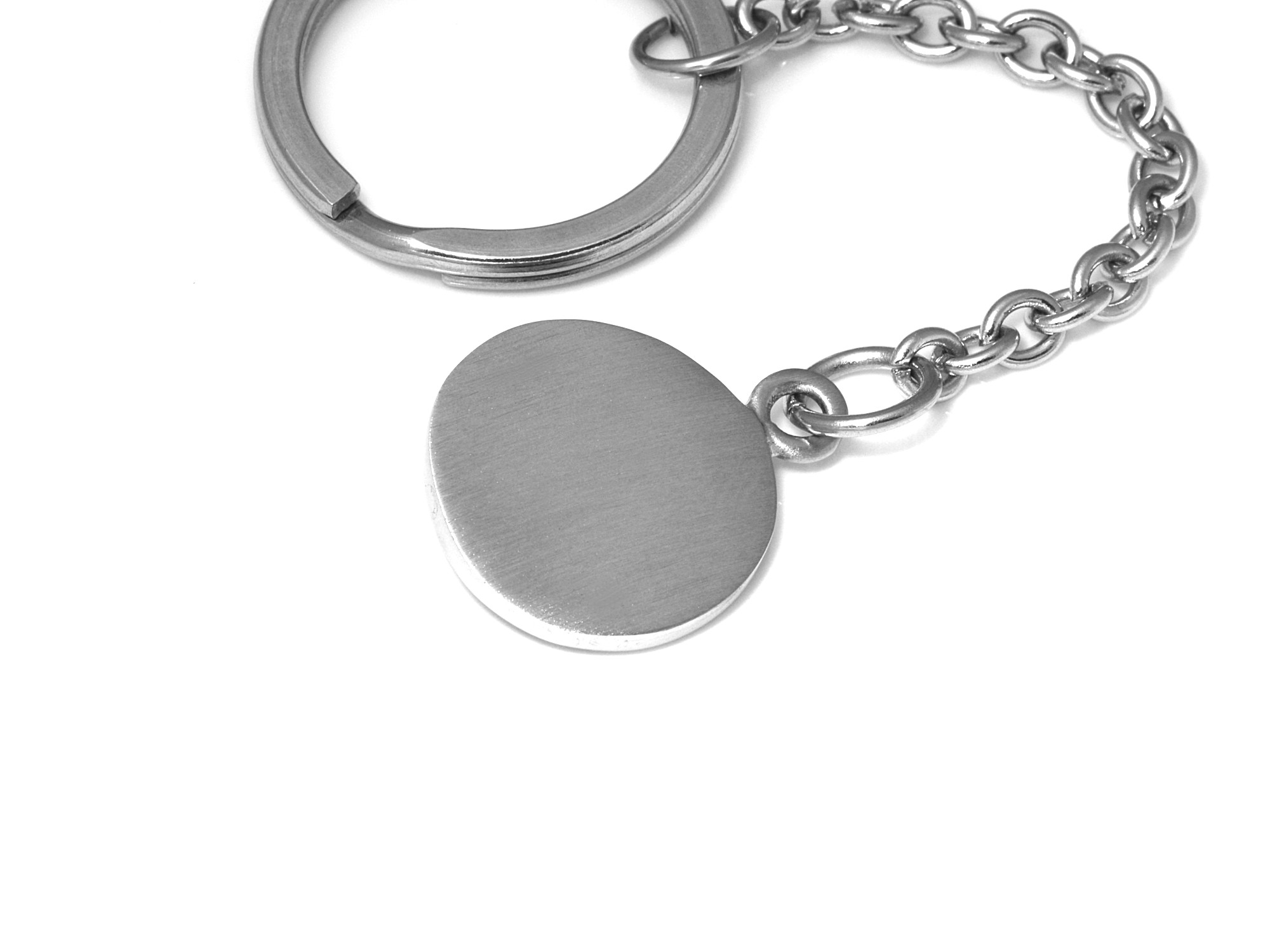 Döskalle Nyckelring i Rostfritt Stål, Skalle Accessoar, Memento Mori Nyckelhållare - 3