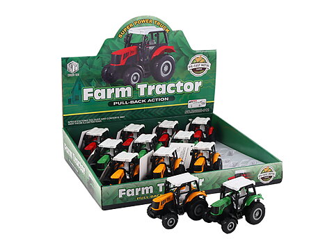 Traktor i die cast metal with plastic details a