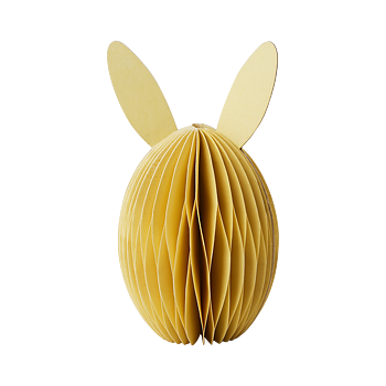 Bunny påskdekoration gul L, Affari