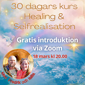 Introduktion Live-event på ZOOM inför 30 dagars-kurs onsdagen 18 mars kl 20.00