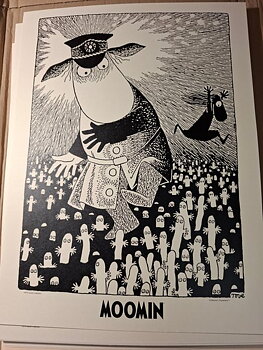 Moominposter -Stormy hattifatternes