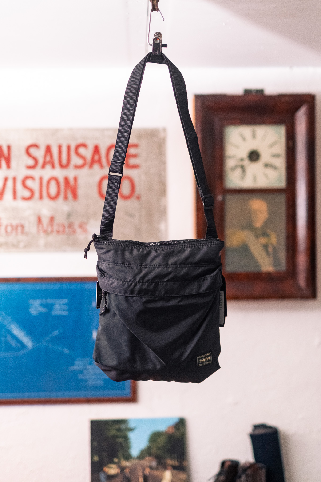 Porter Yoshida - Force Shoulder Bag Black