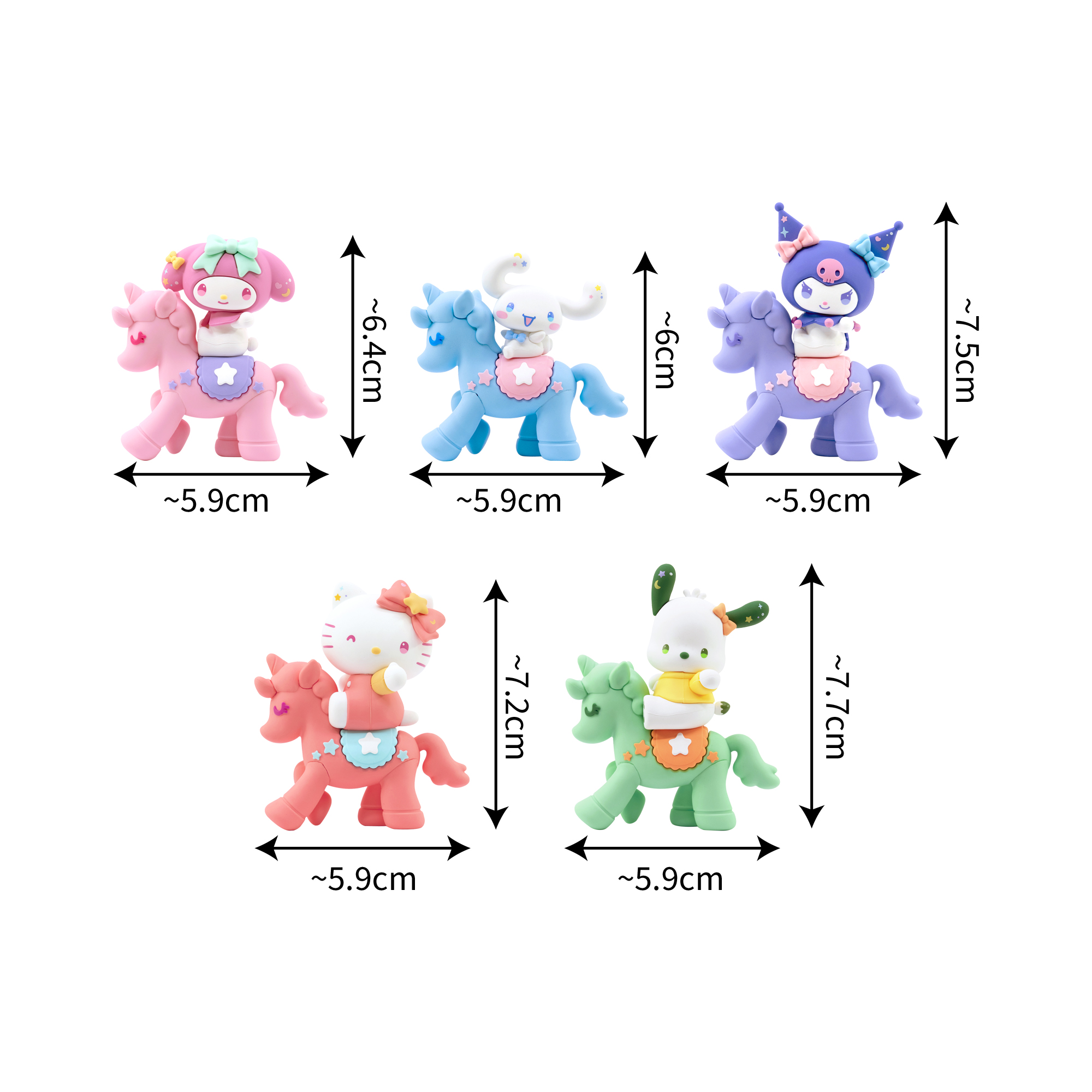 Hello Kitty and Friends - Unicorn Series Blind Box 7 cm - 3