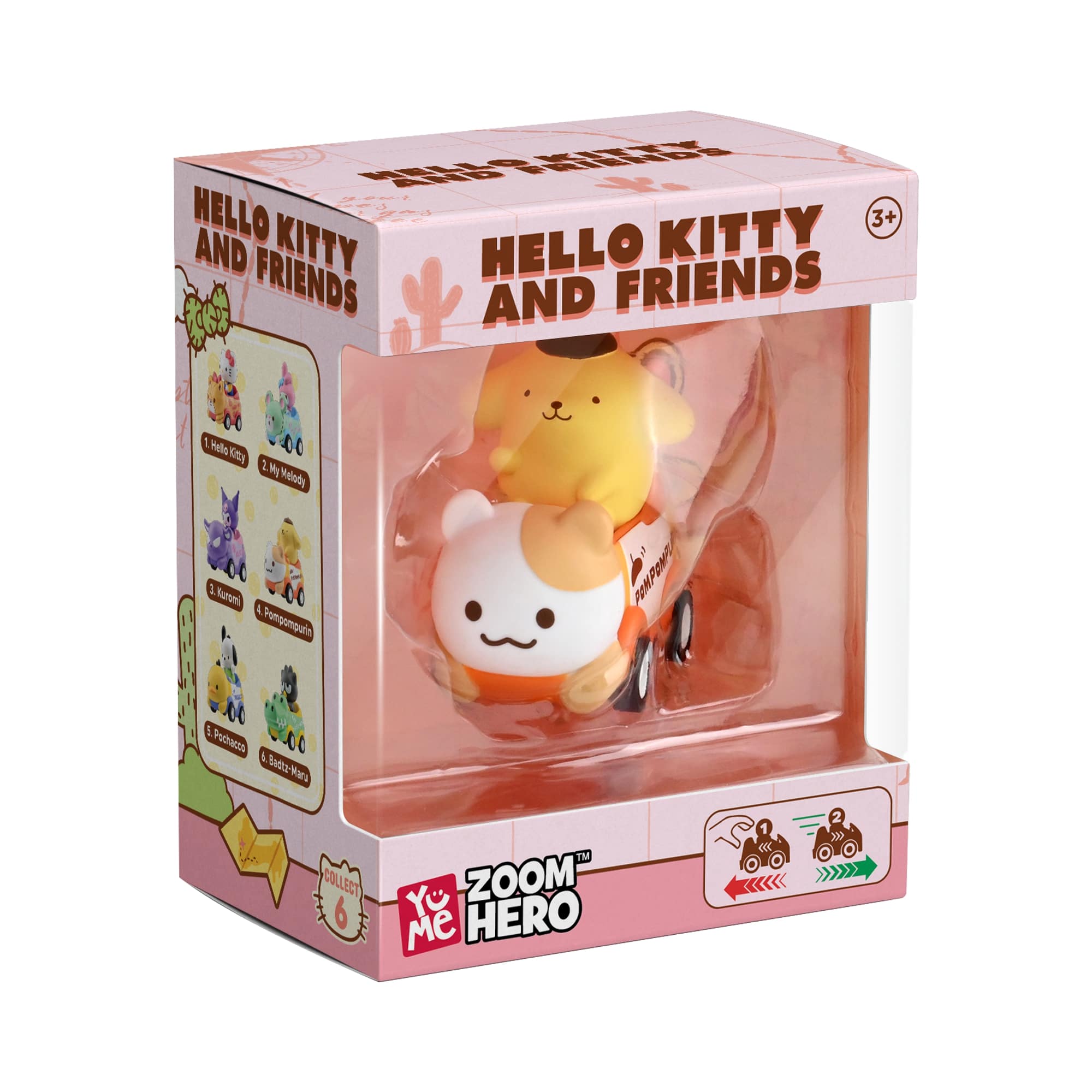 Hello Kitty and Friends - Zoom Hero Window Box Series 1 - Pompompurin - 6