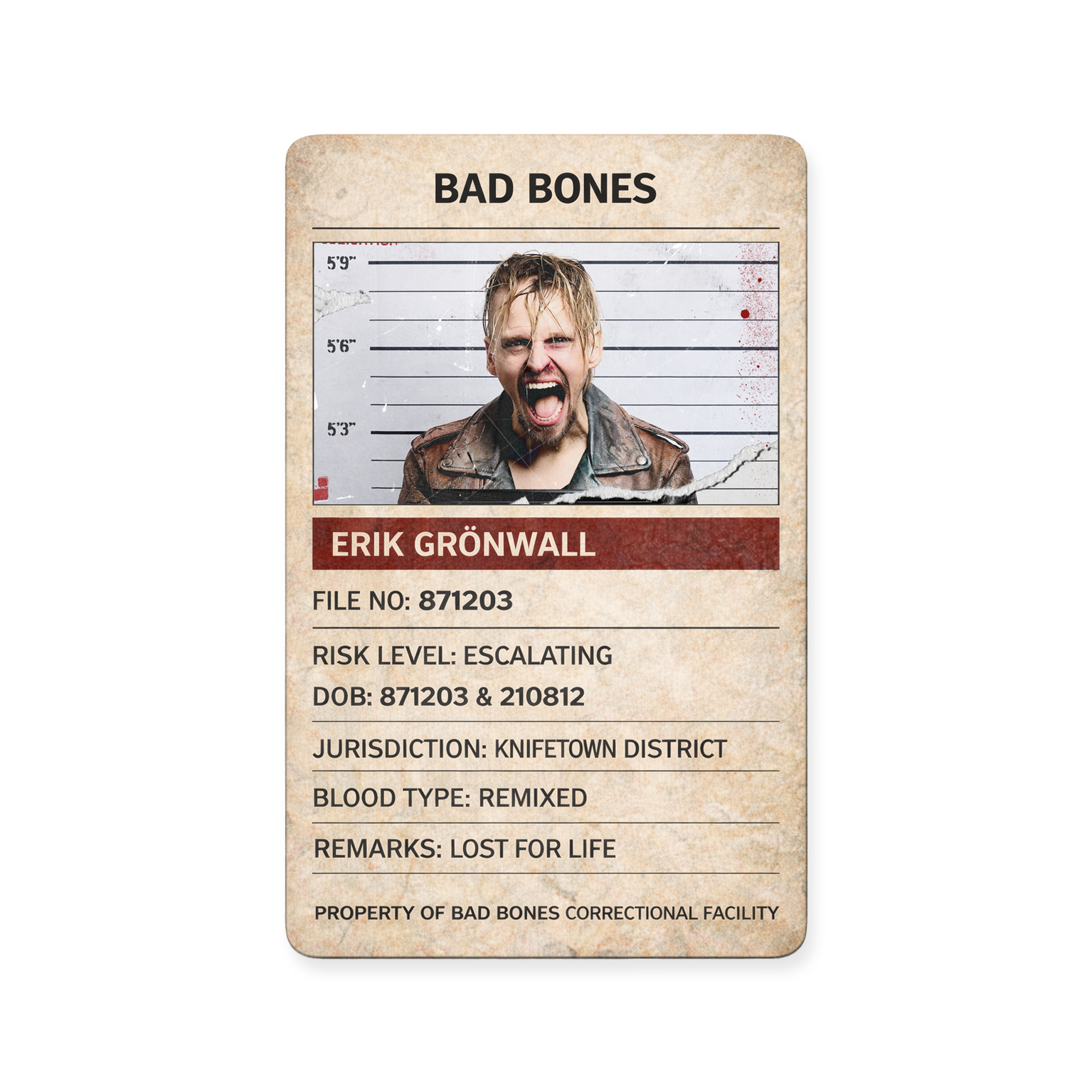ERIK GRÖNWALL - BAD BONES, CD BUNDLE - SIGNED! - 7