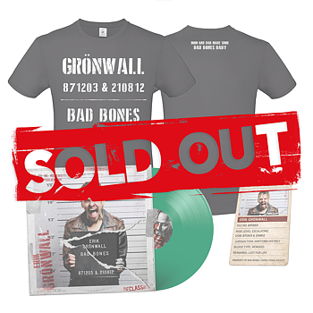 ERIK GRÖNWALL - BAD BONES, GREEN VINYL LP BUNDLE - SIGNED!