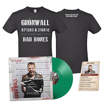 ERIK GRÖNWALL - BAD BONES, GREEN VINYL LP BUNDLE - SIGNED!