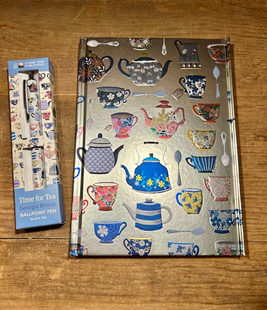 Georgia Breeze : Time for Tea - Paket med skrivbok och penna
