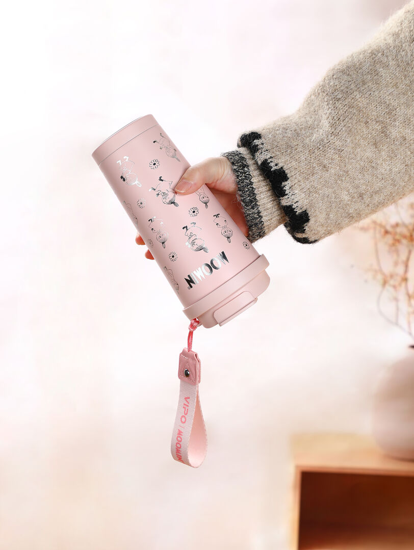 Moomin Thermos Mug 580 ml - Little My Pink/Silver - 10