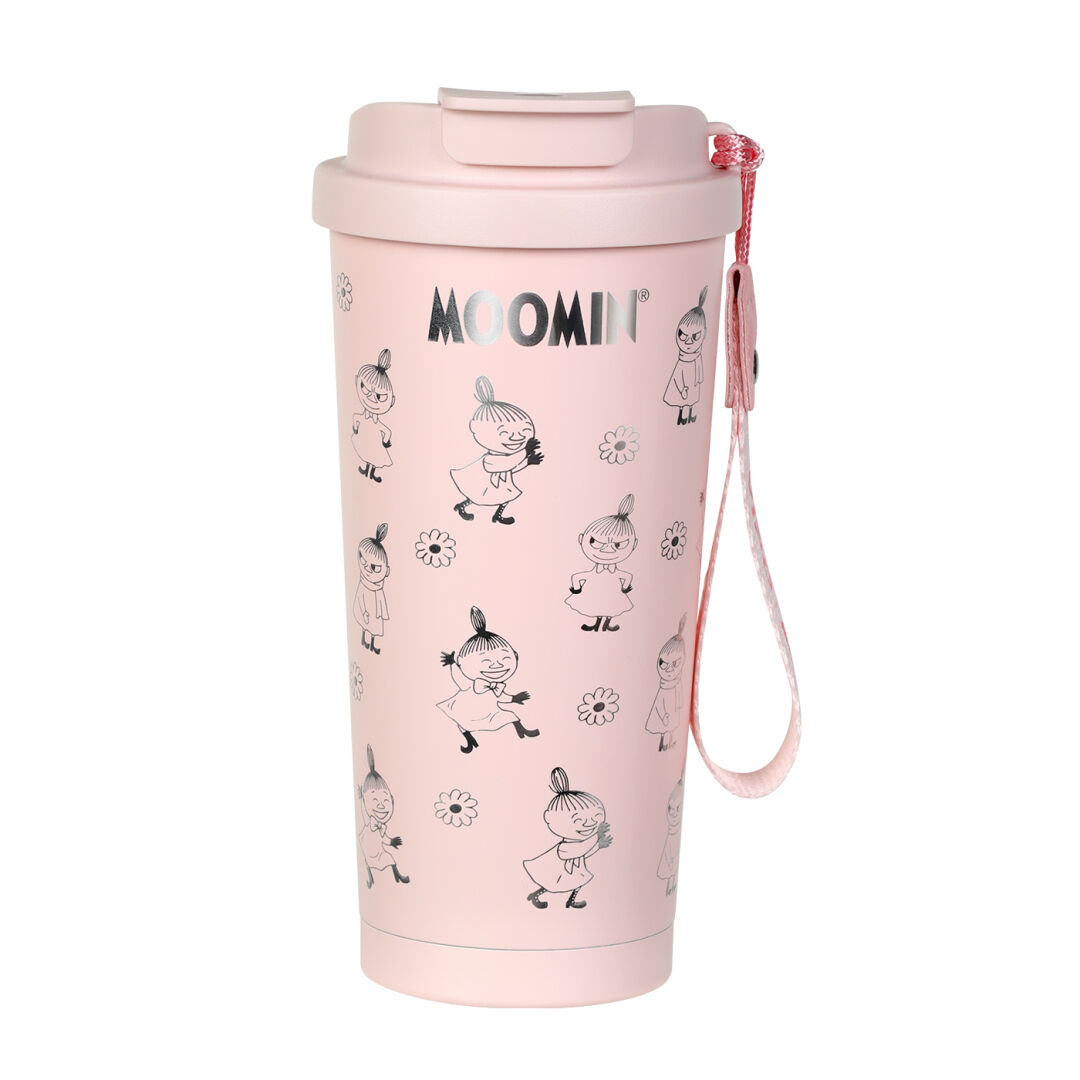 Moomin Thermos Mug 580 ml - Little My Pink/Silver