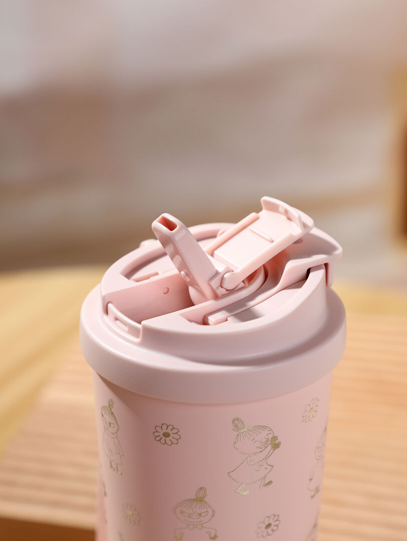 Moomin Thermos Mug 580 ml - Little My Pink/Silver - 8