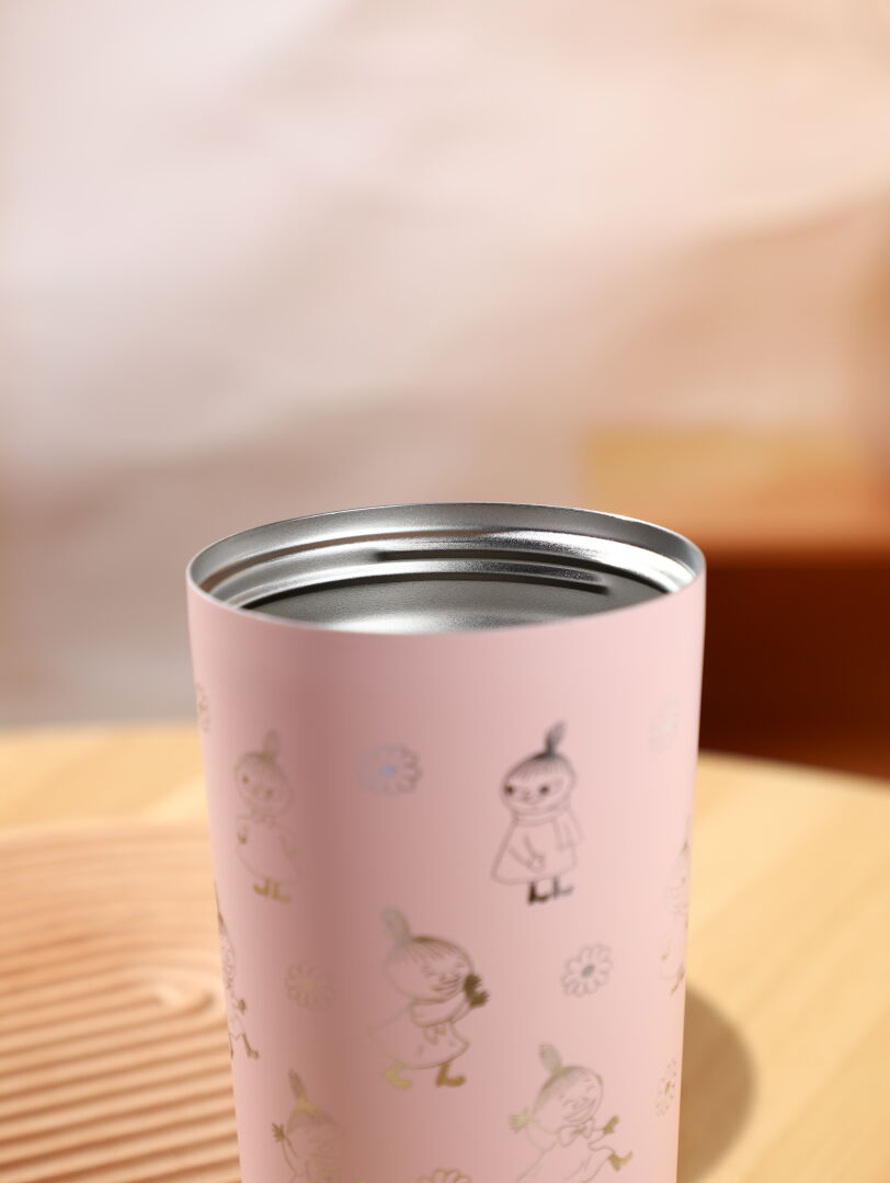 Moomin Thermos Mug 580 ml - Little My Pink/Silver - 6