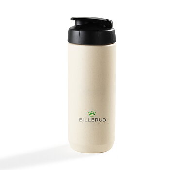 Water bottle made from wood composite